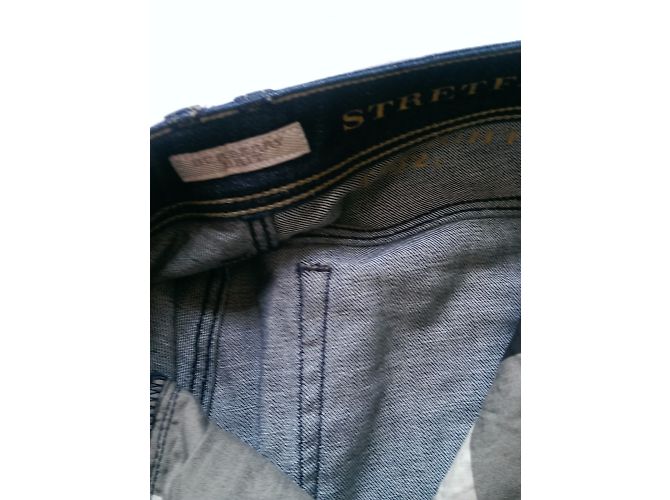 Jeans Burberry Brit in cotone blu - vista 8