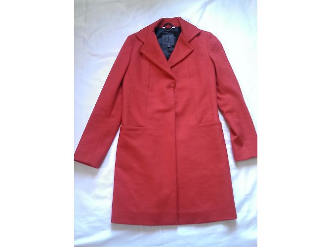 Abrigo de lana Calvin Klein Coral - vista 3