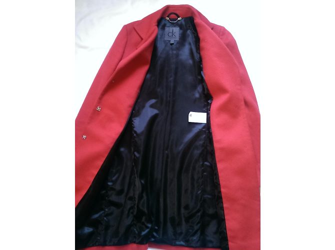 Abrigo de lana Calvin Klein Coral - vista 5