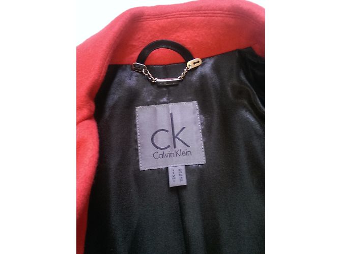 Abrigo de lana Calvin Klein Coral - vista 6