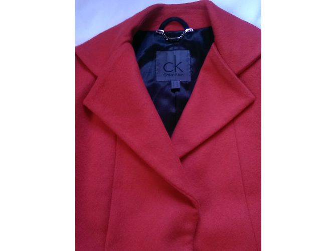 Abrigo de lana Calvin Klein Coral - vista 7