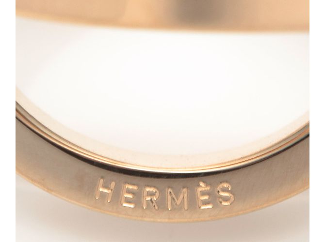 Anello per sciarpa Hermès Cosmos in oro dorato D'oro - vista 6