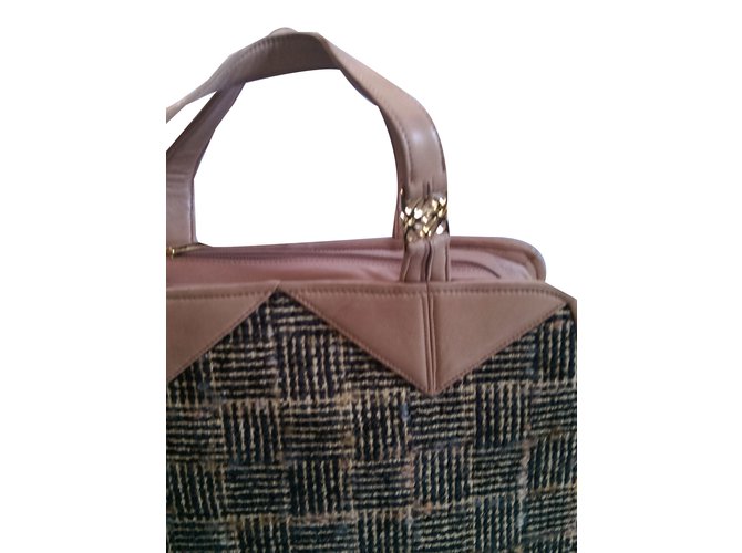 Borsa Loewe in pelle e tessuto Hazelmut - vista 2