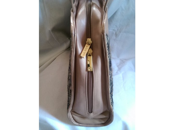 Borsa Loewe in pelle e tessuto Hazelmut - vista 5