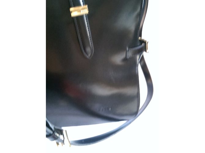 Autre Marque Borsa a mano Hilly in pelle nera Nero - vista 6