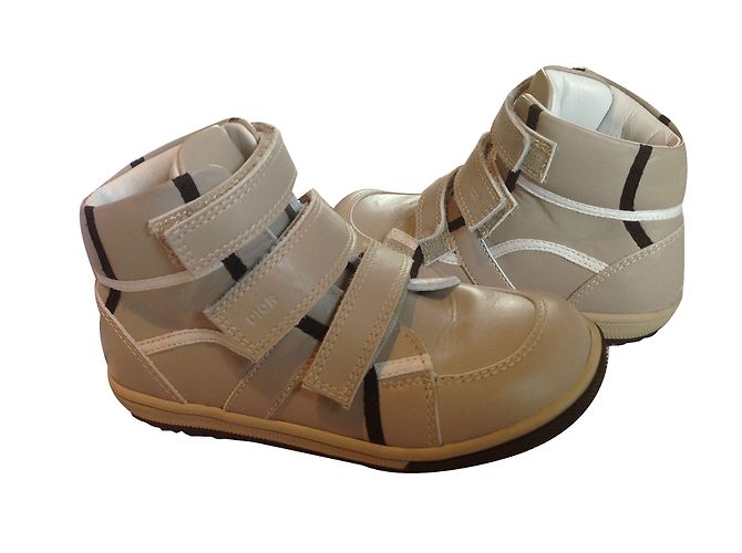 Baskets Baby Dior One-Hour en cuir noir et beige Taille 24 - vue 2