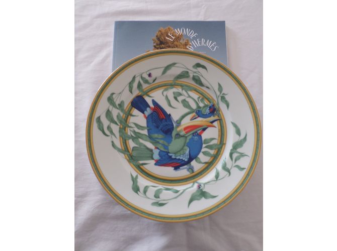 Hermès Assiette HERMES  Thème TOUCAN Multicolore - vue 6