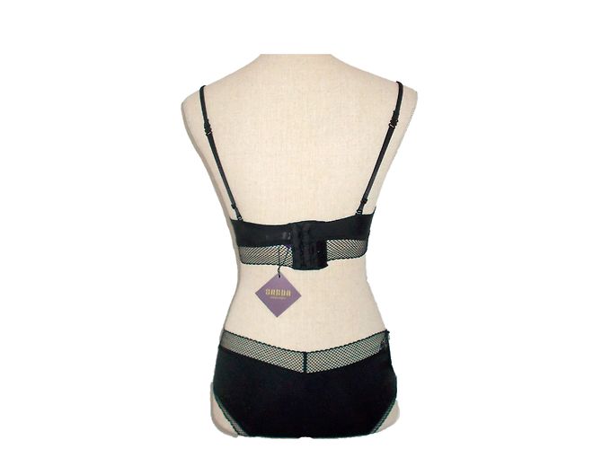 Conjunto de lencería Andres Sarda SMART Sujetador Push Up Negro - vista 2