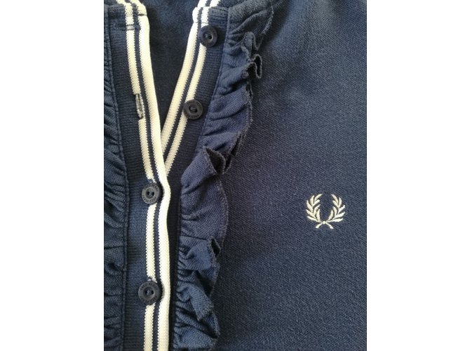 Fred Perry Superiore Blu navy - vista 4