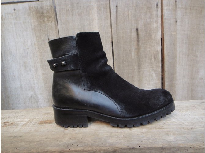 Autre Marque Accessoire Diffusion-Stiefeletten Schwarz - Ansicht 4