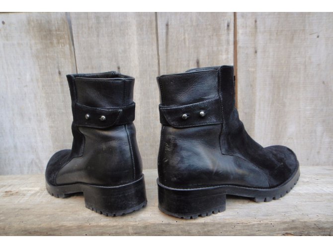 Autre Marque Accessoire Diffusion-Stiefeletten Schwarz - Ansicht 7
