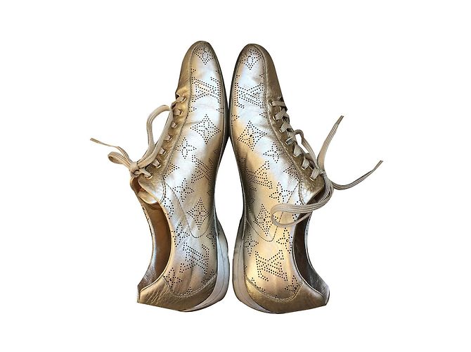 Louis Vuitton scarpe da ginnastica D'oro - vista 2