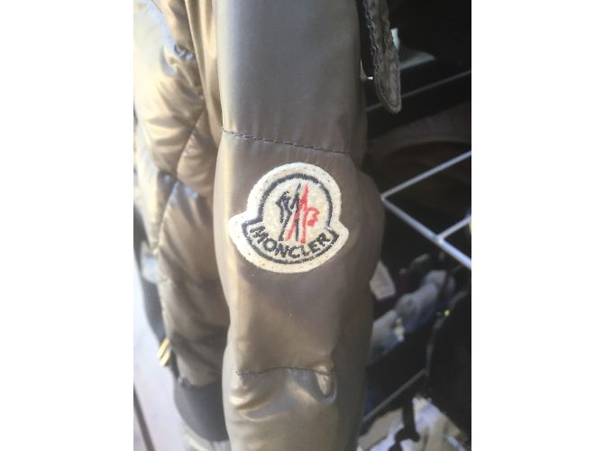 Chaqueta Moncler Gris de Algodón Talla 2 - vista 5