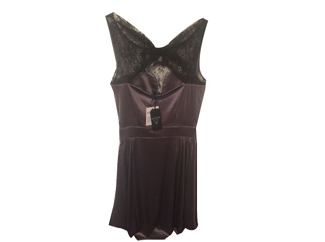 Guess Kleid aus Spitze Grau Größe S - Ansicht 2