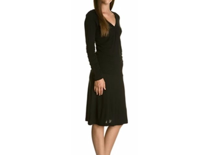 Vestito Trussardi Nero Blu Scuro in Lana e Rayon - vista 5