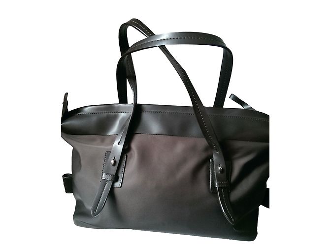 Borsa Gianfranco Ferré Marrone in Tela Marrone scuro - vista 2