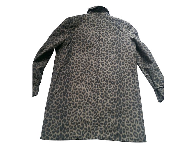 Abrigo Claudie Pierlot Estampado Leopardo Estampado de leopardo - vista 2