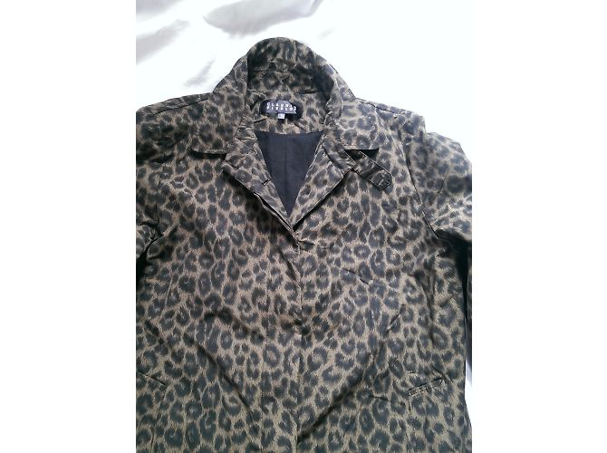 Abrigo Claudie Pierlot Estampado Leopardo Estampado de leopardo - vista 3