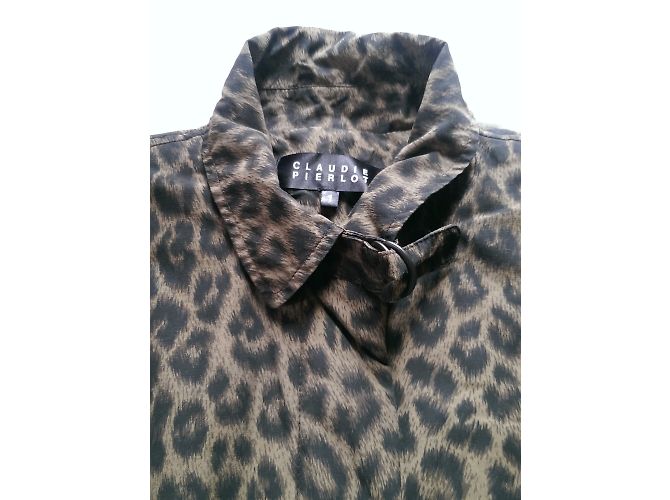 Abrigo Claudie Pierlot Estampado Leopardo Estampado de leopardo - vista 4