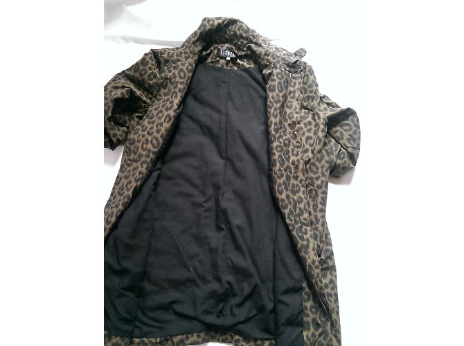 Abrigo Claudie Pierlot Estampado Leopardo Estampado de leopardo - vista 5