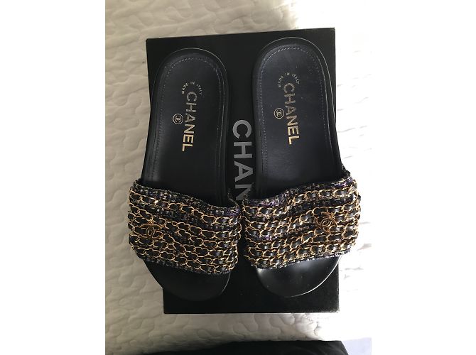 Chanel Maultiere Blau - Ansicht 5