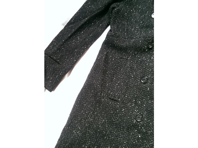 Abrigo Weekend Max Mara de lana negro gris - vista 4