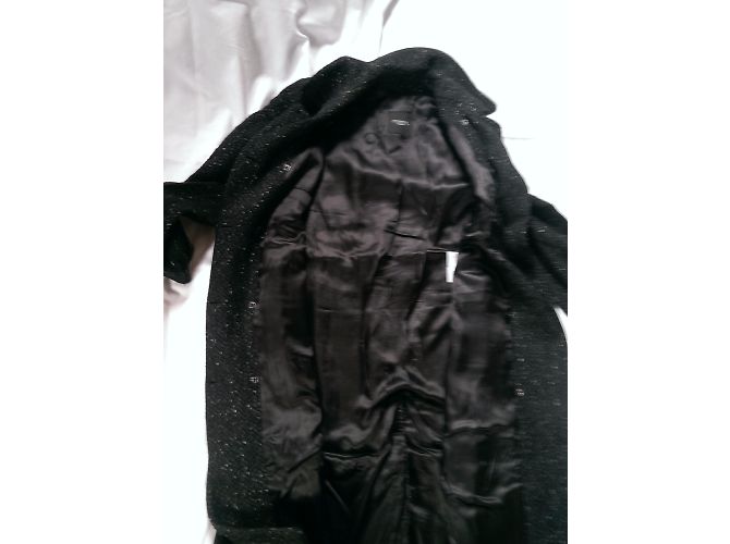 Abrigo Weekend Max Mara de lana negro gris - vista 6