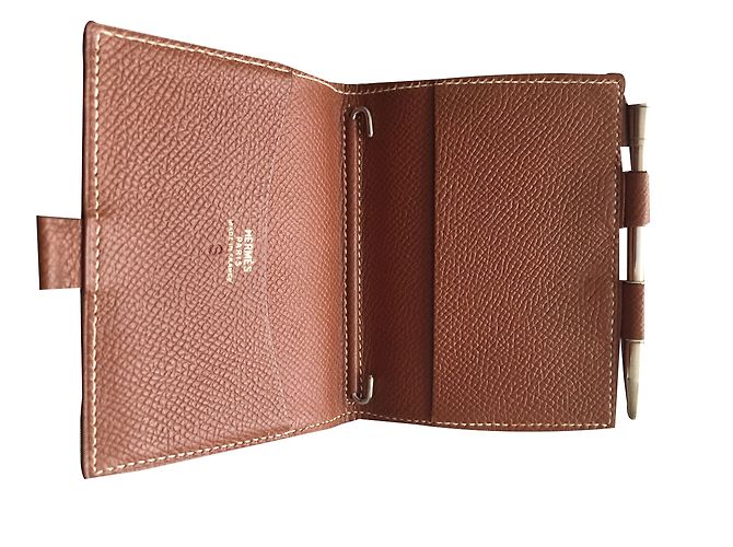 Hermès Agenda cubierta PM Caramelo - vista 2