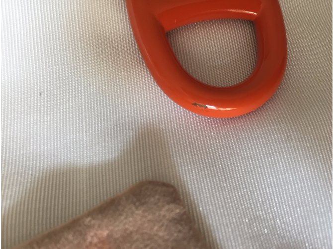 Hermès Anillo scaves Naranja - vista 5