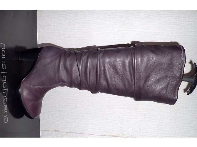 Autre Marque Botas Pons Quintana ANABEL Ciruela - vista 3