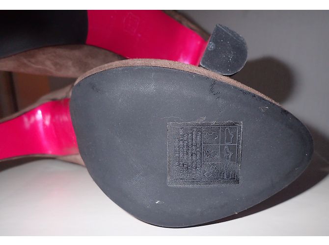 Botines Luciano Padovan de nubuck marrón Marrón claro - vista 14