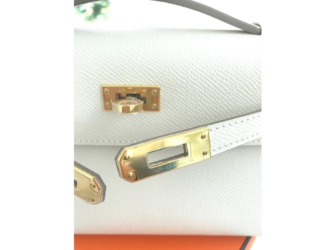 Hermès Kelly Mini Blanco - vista 3