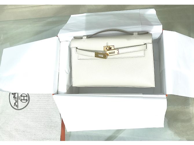 Hermès Kelly Mini Blanco - vista 9