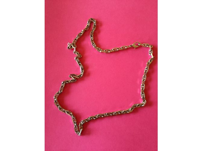 Autre Marque Collana a catena in argento stile Cartier 60 cm - vista 4