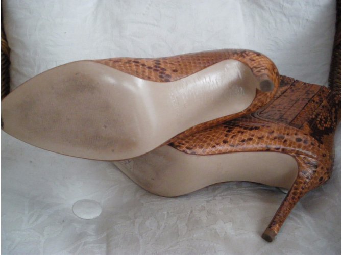 Stivaletti Zara Python Print in Pelle 41 Stampa python - vista 5