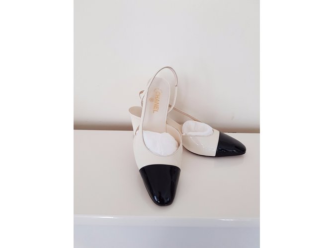 Chanel sandalo Beige - vista 3