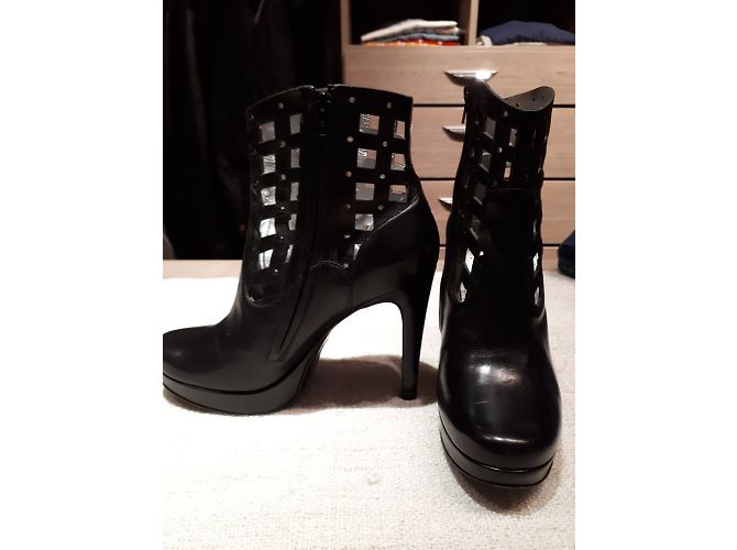 Stivaletti Free Lance in pelle nera Nero - vista 5
