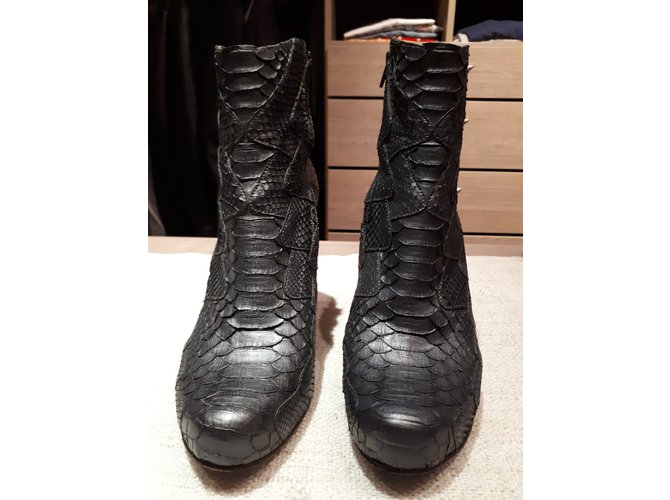 Botas de tornozelo Free Lance em python cinza - vista 3