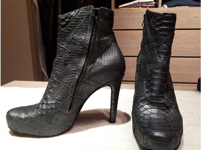 Botas de tornozelo Free Lance em python cinza - vista 5