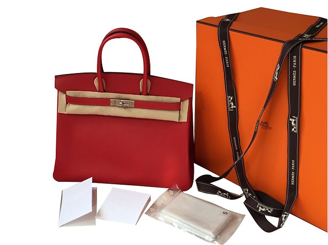 Hermès HERMES BIRKIN 35 Rot - Ansicht 2