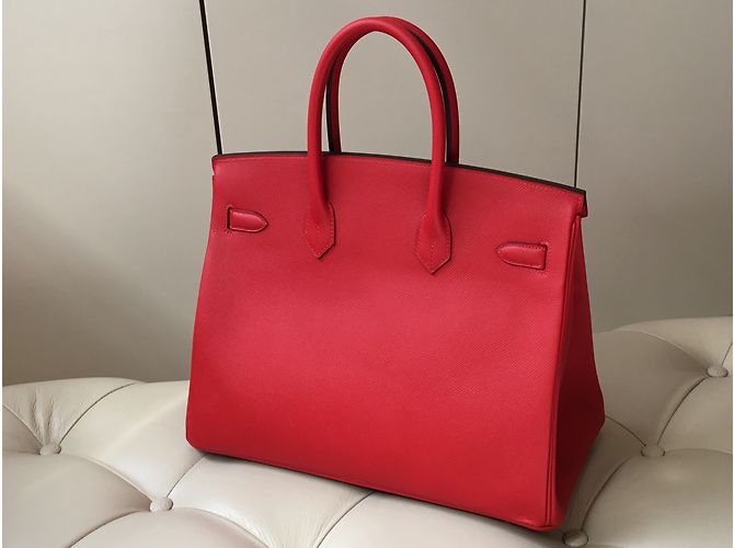 Hermès HERMES BIRKIN 35 Rot - Ansicht 4