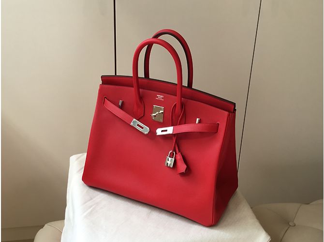 Hermès HERMES BIRKIN 35 Rot - Ansicht 6