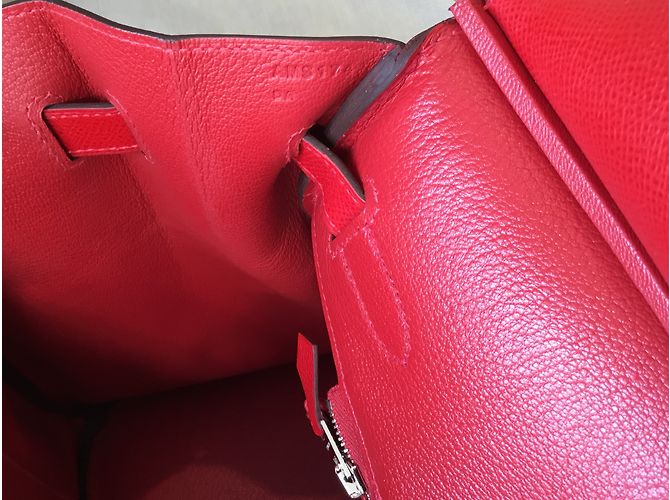 Hermès HERMES BIRKIN 35 Rot - Ansicht 8