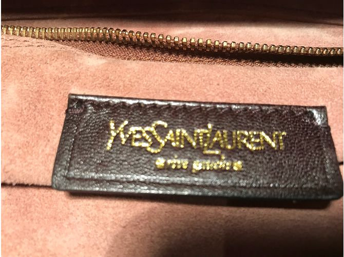 Yves Saint Laurent Muse Two Daim Marron Clair - vue 13