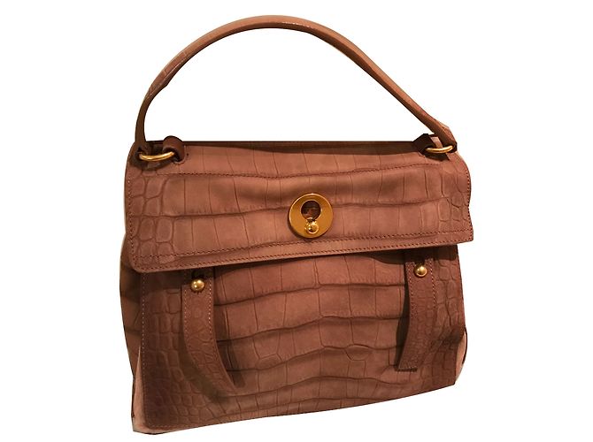 Yves Saint Laurent Muse Two Daim Marron Clair - vue 2