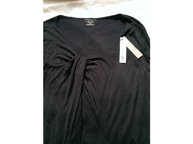 Abito Majestic in seta e viscosa blu navy Taglia 3 - vista 5
