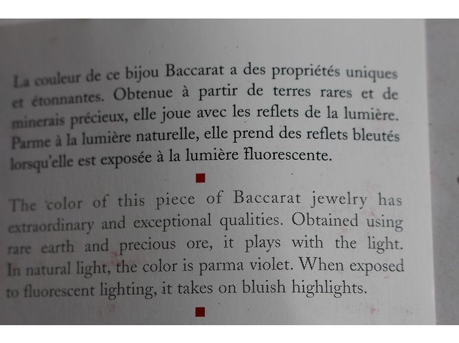 Baccarat Ciondolo trio - vista 12