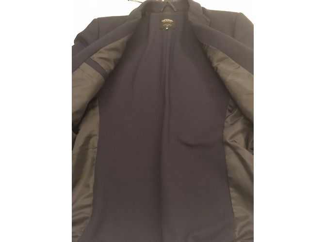 Impérial Jacke Navy Blau Stretch Jersey Größe M Marineblau - Ansicht 4