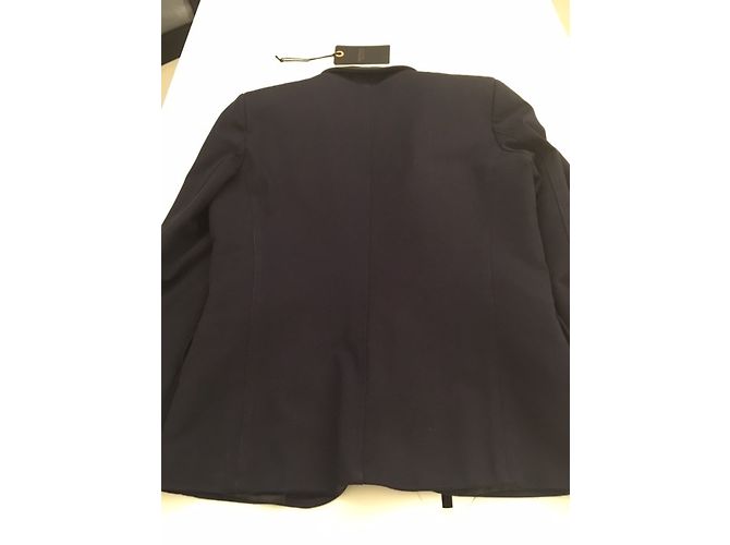 Impérial Jacke Navy Blau Stretch Jersey Größe M Marineblau - Ansicht 5