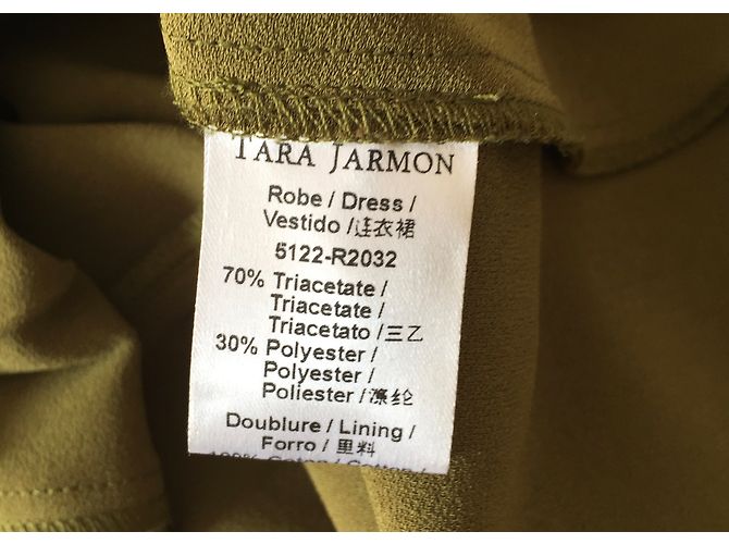 Mademoiselle Tara Vestidos Caqui - vista 10